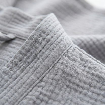 The Four-Seasons Bathrobe - 100% Muslin Cotton